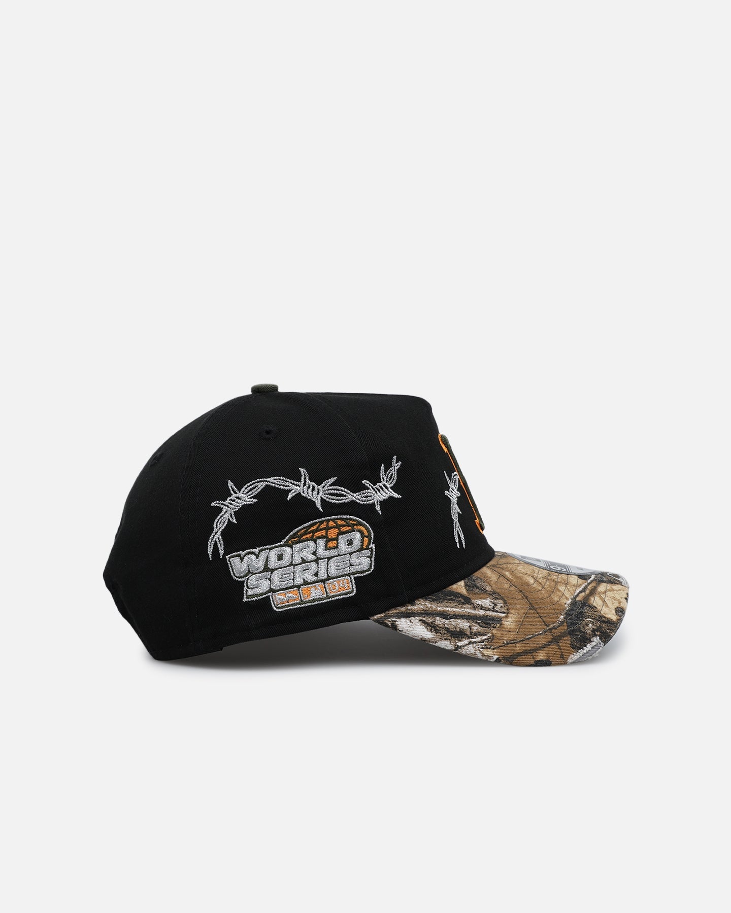 New Era Boston Red Sox 'Realtree Grit 2.0' 9FORTY A-Frame Snapback Black/Green/Orange