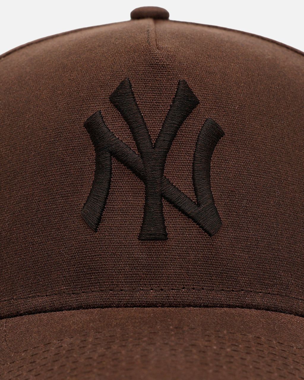 New Era New York Yankees 'Waxed Canvas QS' 59FORTY A-Frame Fitted Brown