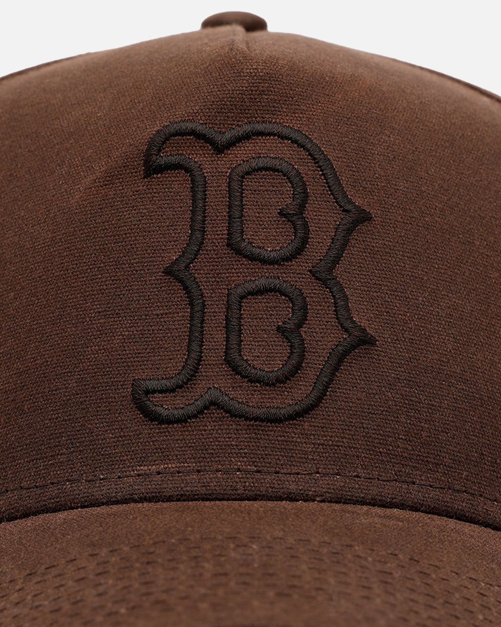 New Era Boston Red Sox 'Waxed Canvas QS' 59FORTY A-Frame Fitted Brown