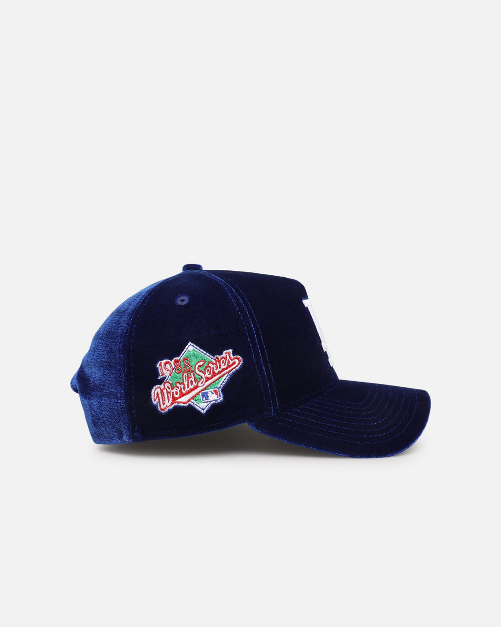 New Era Los Angeles Dodgers 'Velvet Official Team Color' 9FORTY A-Frame Snapback Blue