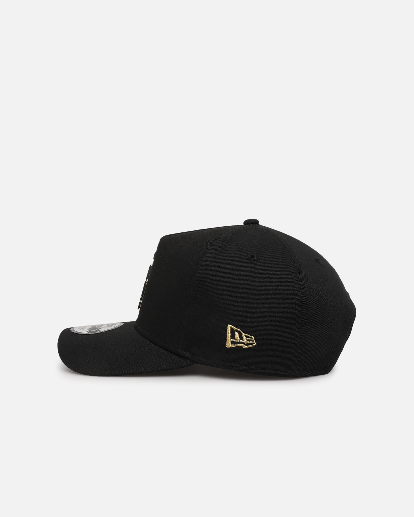 New Era Los Angeles Dodgers 'Gold Medal Badge' 9FORTY A-Frame Snapback Black/White/Green