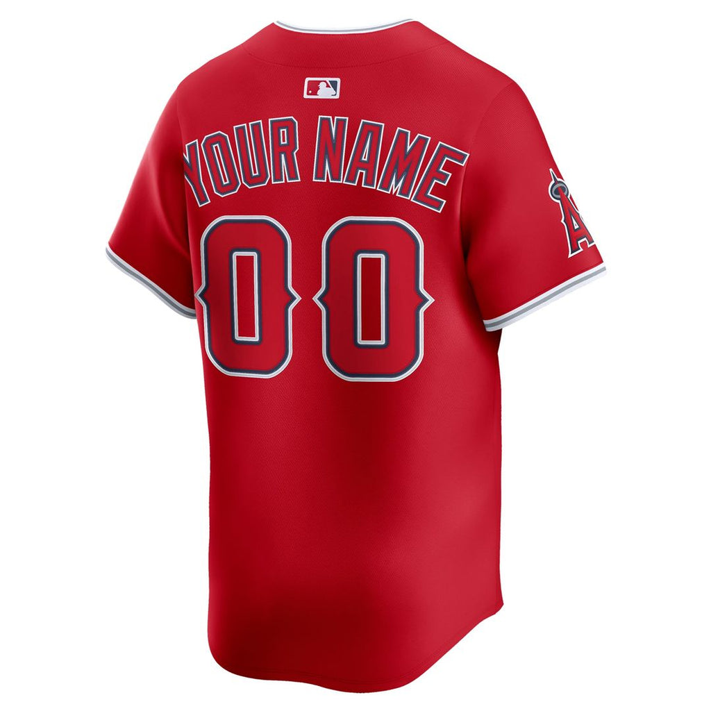 Los Angeles Angels Nike Home Limited Custom Jersey - White
