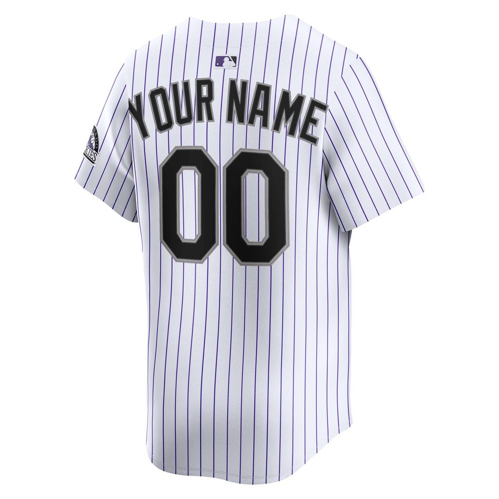 Colorado Rockies Nike Alternate Limited Custom Jersey - Purple