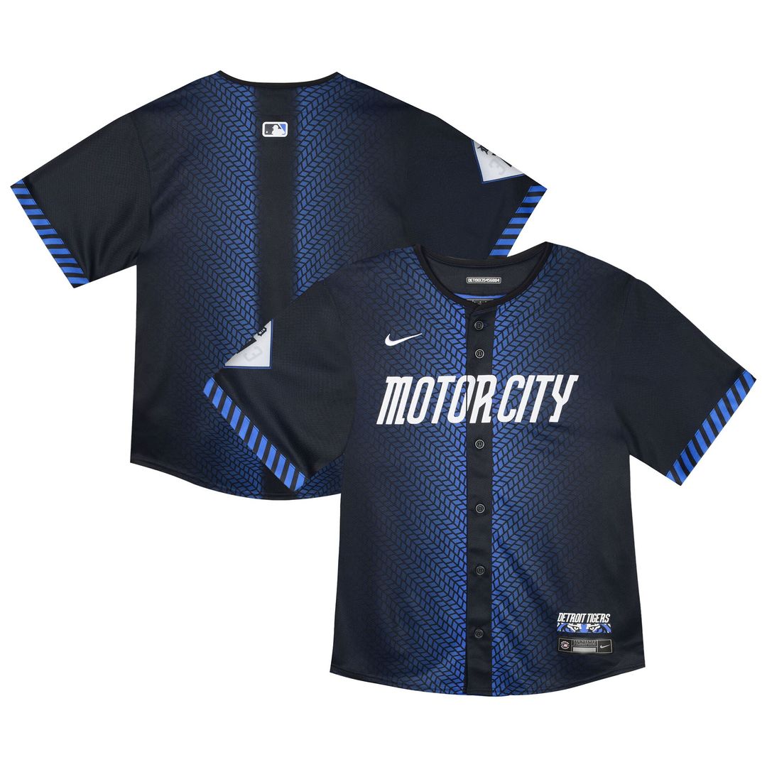 Detroit Tigers Nike Toddler City Connect Team Limited Jersey - Blue
